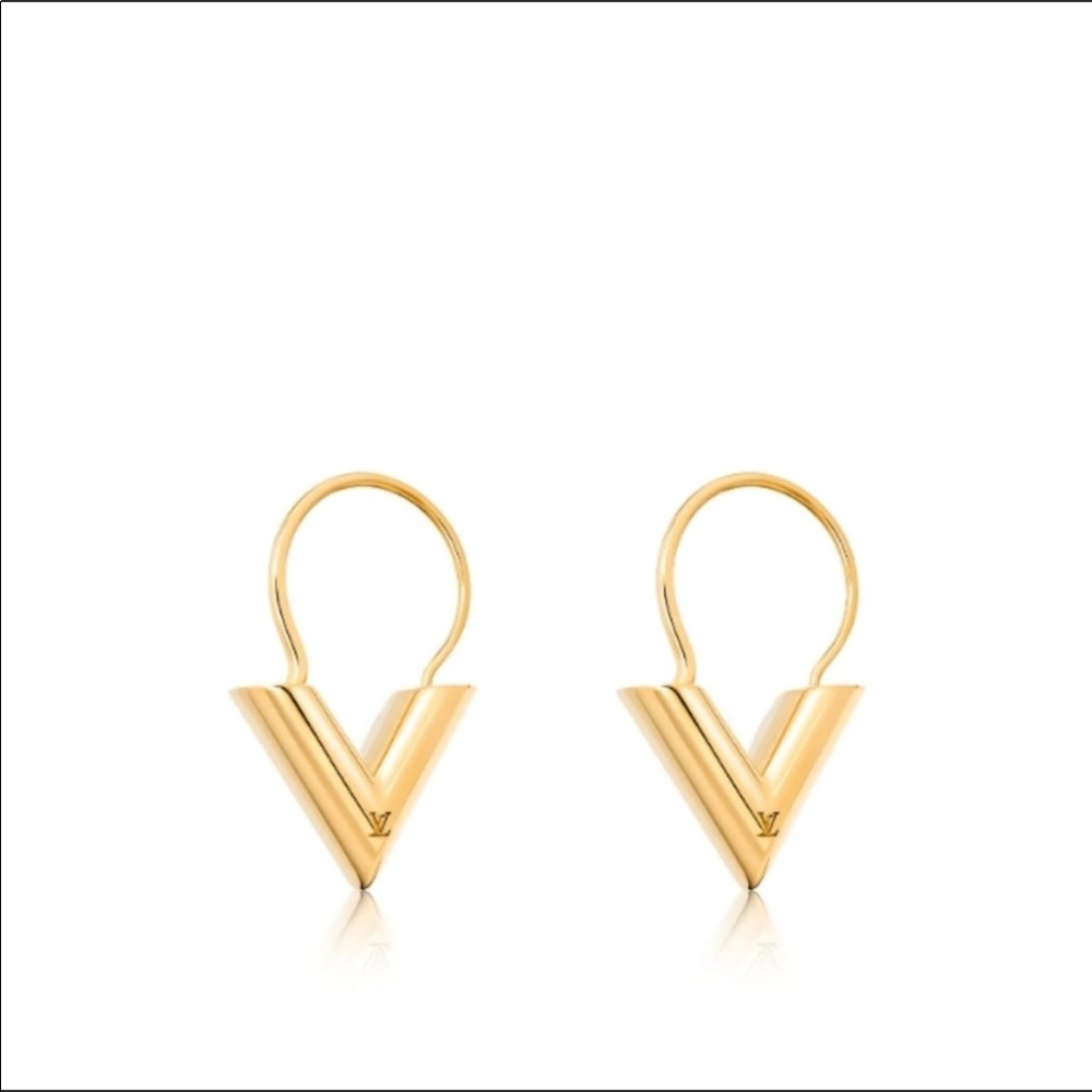 Louis Vuitton V Earrings